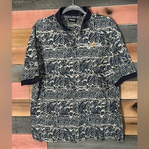 Ping Polo Shirt Navy and Cream